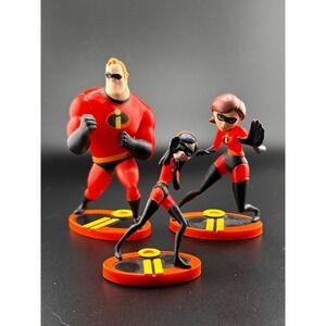 Jakks Pacific The Incredibles Action Figures Violet Mr. Incredible Elastigirl